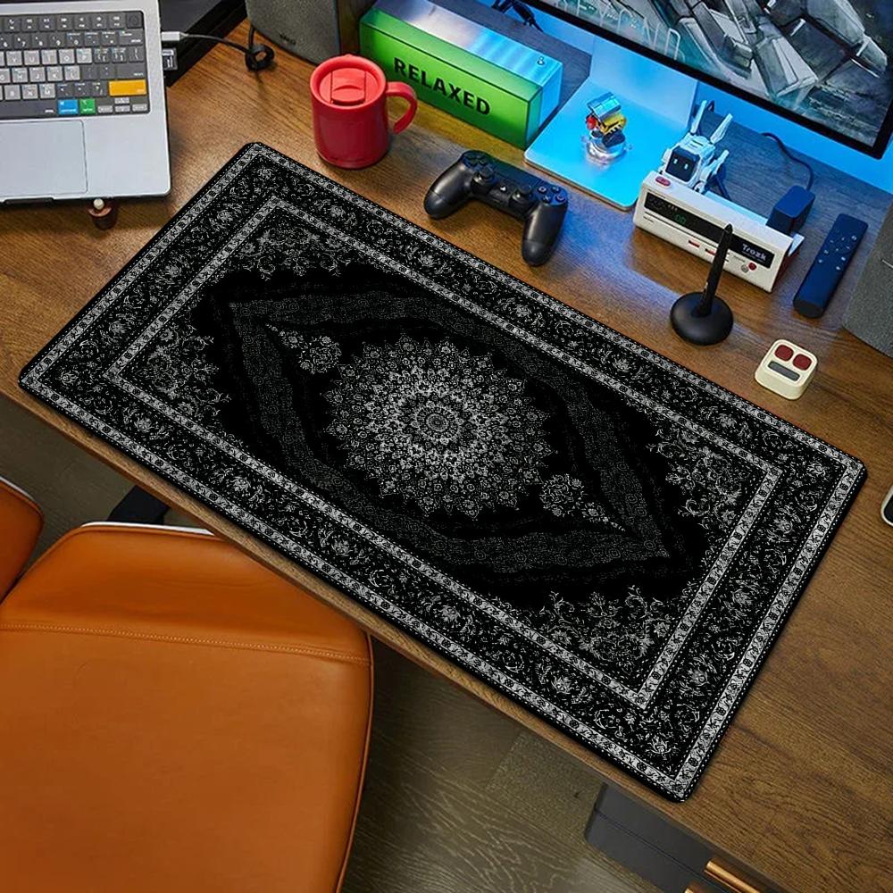 Retro Gaming Table - Nuovo Tappetino per Mouse Nero Stile
