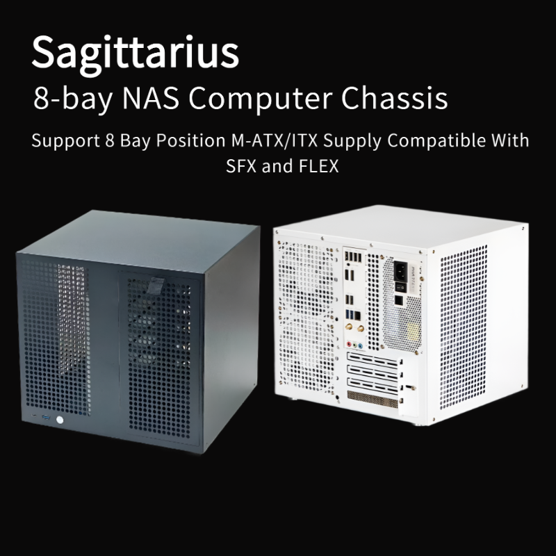 Retro Gaming Pc Case - Chassis NAS Sagittario a 8 vie