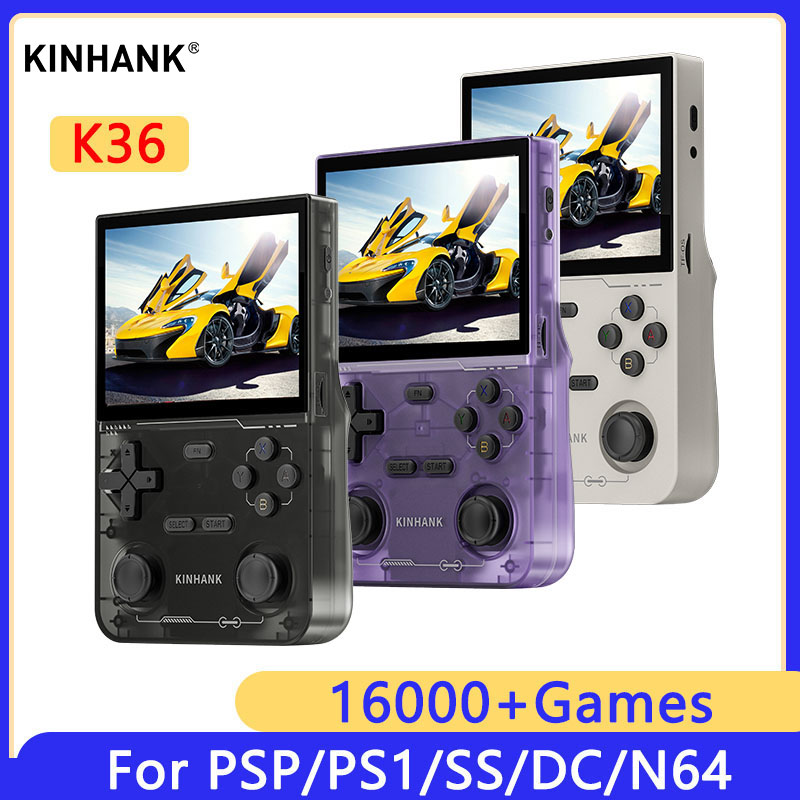 Retro Gaming Images - KINHANK K36 Console per videogiochi portatile