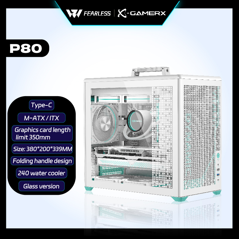 Case PC X-GAMERX P80 con Vetro - Retro Gaming Pc Case recensione e prezzo