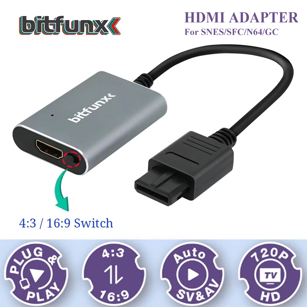 Bitfunx 720P Adattatore Svideo - Retro Gaming Mobile recensione e prezzo