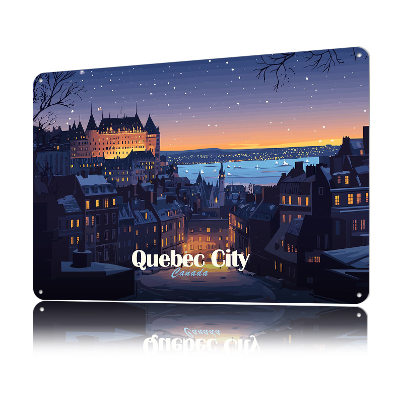 Poster stampato della città de - Retro Gaming Quebec recensione e prezzo