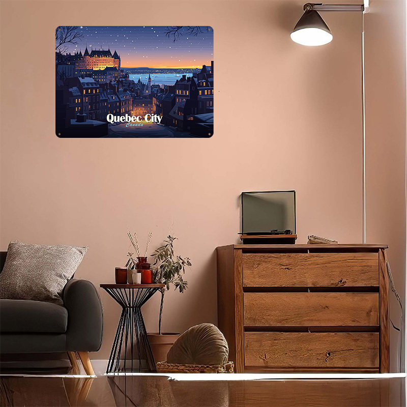 Poster stampato della città de - Retro Gaming Quebec recensione e prezzo