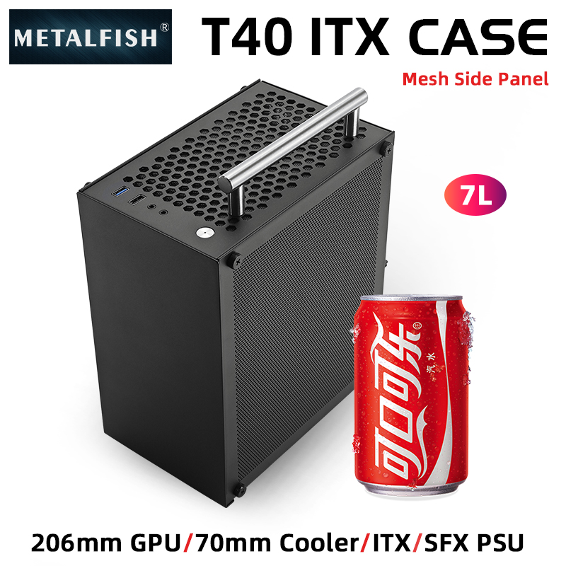 METALFISH T40 Mini ITX Custodi - Retro Gaming Pc Case recensione e prezzo