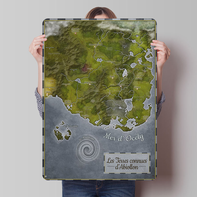 Poster in Metallo della Mappa  - World Of Retro Gaming recensione e prezzo