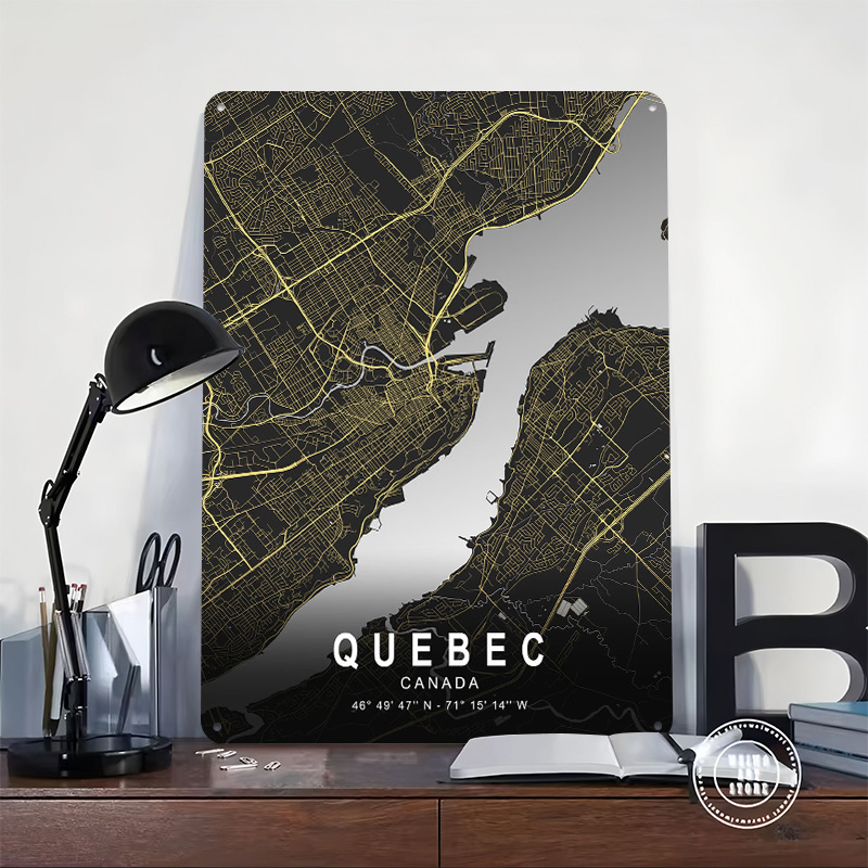 Poster Stampato della Mappa di - Retro Gaming Quebec recensione e prezzo